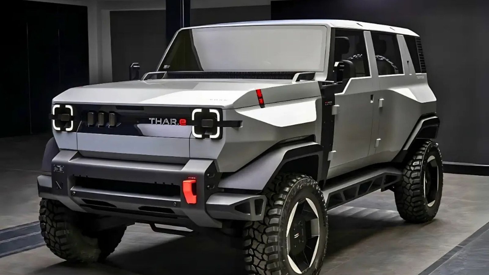 Mahindra Vision T Electric Concept Unvealed - Is This The New Thar EV?