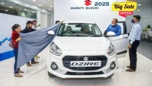 Maruti Dzire 2025: Stunning New Look, 24 km/l Mileage & ₹7,999 EMI Offer
